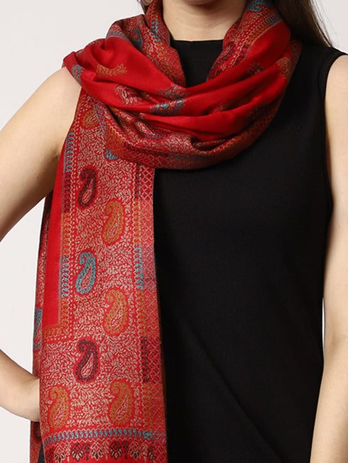 Women's Jamawar Wool Stole